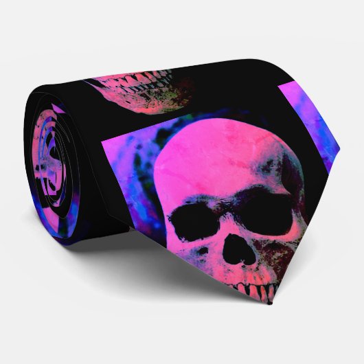 スカル ネクタイ (ロール)