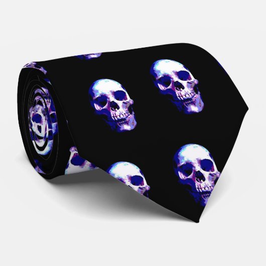 スカル ネクタイ (ロール)