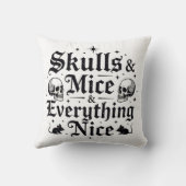 スカル&ネズミ&オールニース クッション (裏面)