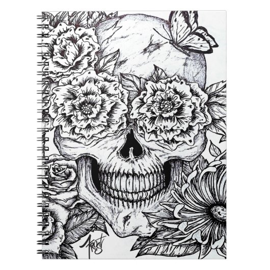 スカル ノートブック (正面)