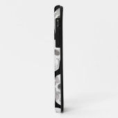 スカル ハロウィン ブラック&ホワイト Case-Mate iPhoneケース (裏面/左)