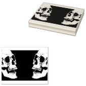 スカル – ハロウィーンカード作成 ラバースタンプ (押印)