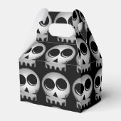スカル、ハロウィーンギフトバスケット フェイバーボックス (裏面サイド)