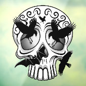 スカル ハロウィーン 装飾 カラベラス ウィンドウサイン (シート3)