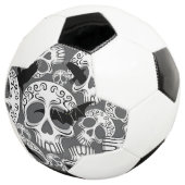 スカル ハロウィーン 装飾 カラベラス サッカーボール (3/4)