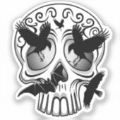 スカル ハロウィーン 装飾 カラベラ シール (正面)