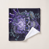 スカル バスタオルセット (ウォッシュタオル)