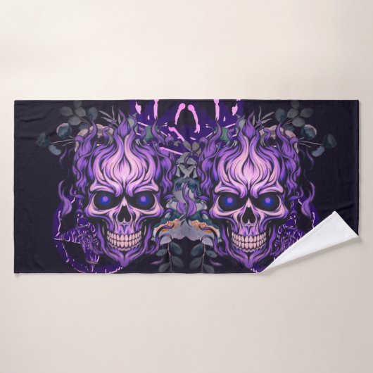 スカル バスタオル (バスタオル)