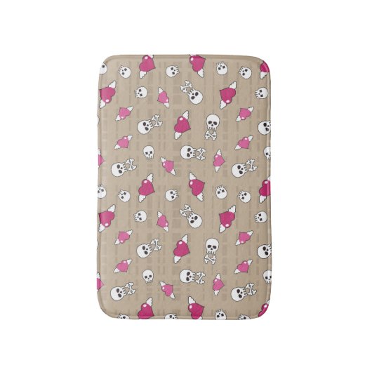 スカル バスマット (正面縦)