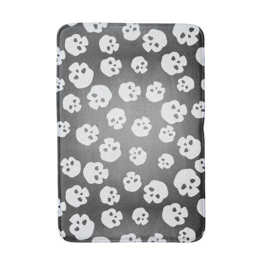 スカル バスマット (正面縦)