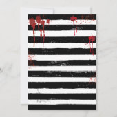 スカル&バラ招待状 招待状 (裏面)