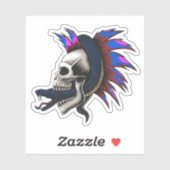 スカル・パンク・モホーク・マンバスネークラップ・リンク シール (シート)