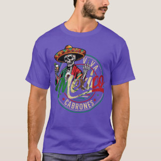 スカル ビバ メイコス メンズ レディース 独立記念日 Tシャツ