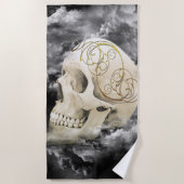 スカル ビーチタオル (正面)