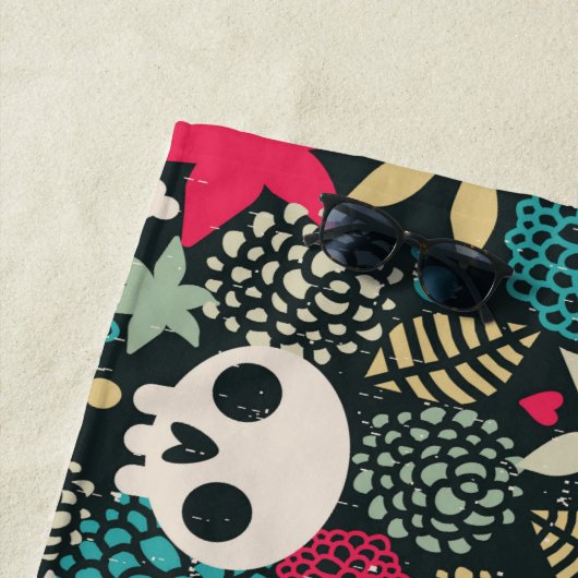 スカル ビーチタオル (インサイチュ)