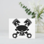 スカル&ピストン ポストカード (スタンド正面)