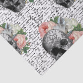 スカル&ピンクローズ 薄葉紙 (詳細)