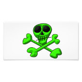 スカル フォトプリント            (正面)