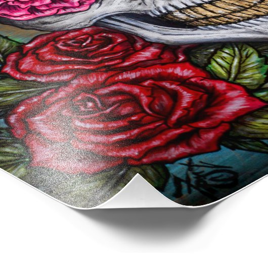 スカル フォトプリント            (角)