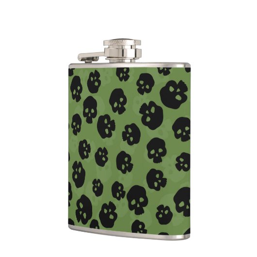 スカル フラスク (左)