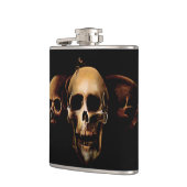 スカル フラスク (左)