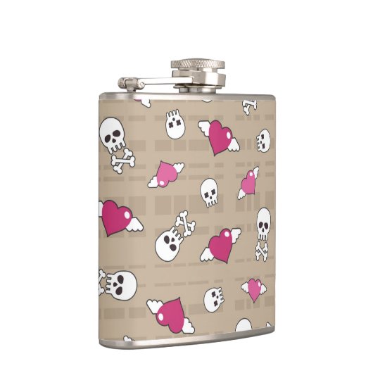 スカル フラスク (右)