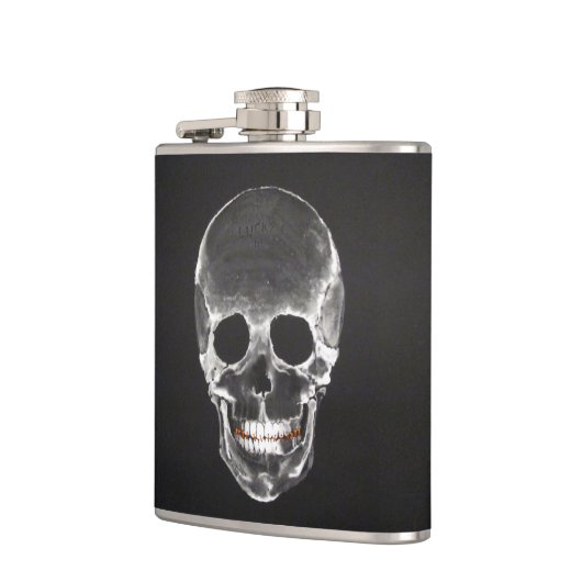 スカル フラスク (左)