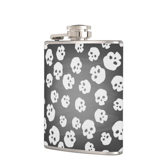 スカル フラスク (左)