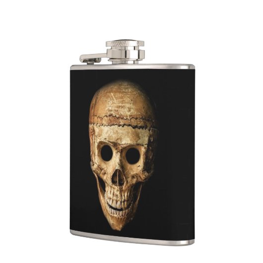 スカル フラスク (左)