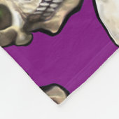 スカル フリースブランケット (角)