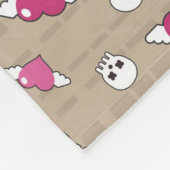 スカル フリースブランケット (角)