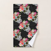 スカル(フローラ) バスタオルセット (ハンドタオル)