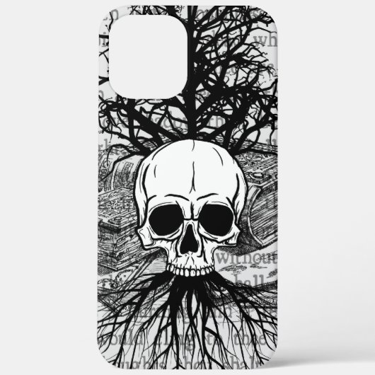 スカル&ブックケースメイトiPhoneケース Case-Mate iPhoneケース (裏面)
