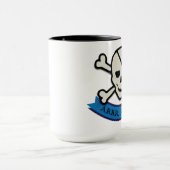 スカル – ブラック15オズリンガーマグ マグカップ (中央)