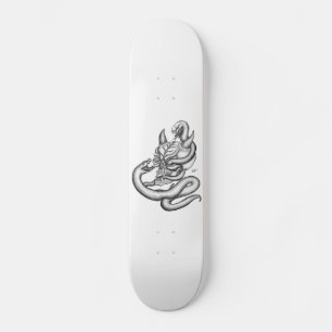 スカル – ヘビと悪魔の頭 スケートボード