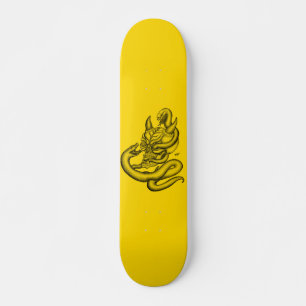 スカル – ヘビと悪魔の頭 スケートボード