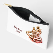 スカル – ヘビ付き悪魔の頭 アクセサリーポーチ (見開き)