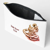 スカル – ヘビ付き悪魔の頭 アクセサリーポーチ (見開き)