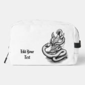 スカル – ヘビ付き悪魔の頭 ドップキット (裏面)