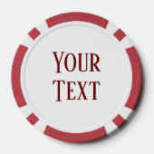 スカル – ヘビ付き悪魔の頭 ポーカーチップ (裏面)