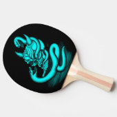スカル – ヘビ付き悪魔の頭 卓球ラケット (横)