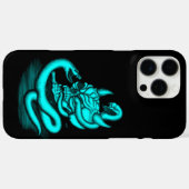 スカル – ヘビ付き悪魔の頭 Case-Mate iPhoneケース (裏面 (横))