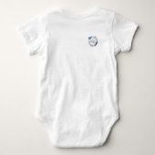 スカル ベビーボディスーツ (裏面)