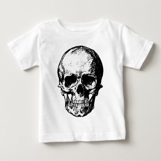 スカル ベビーTシャツ (正面)