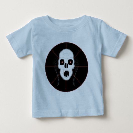 スカル ベビーTシャツ (正面)