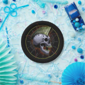 スカル ペーパープレート (パーティー)