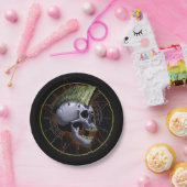 スカル ペーパープレート (パーティー)