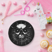 スカル ペーパープレート (パーティー)