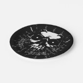 スカル ペーパープレート (アングル)