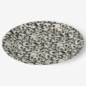 スカル ペーパープレート (アングル)